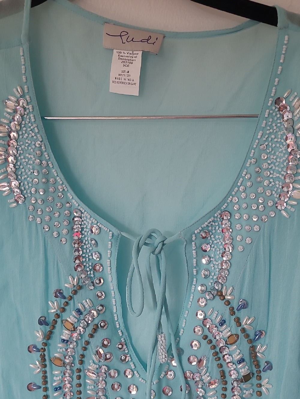 Ombre Beaded Top - Picture 3 of 5